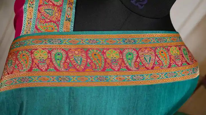 Russian Dola With Mango Motif Weaving Concept