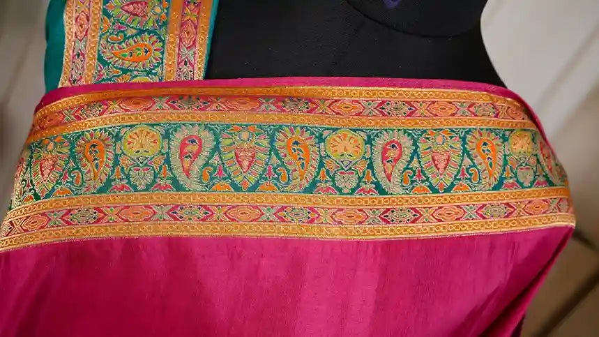 Russian Dola With Mango Motif Weaving Concept