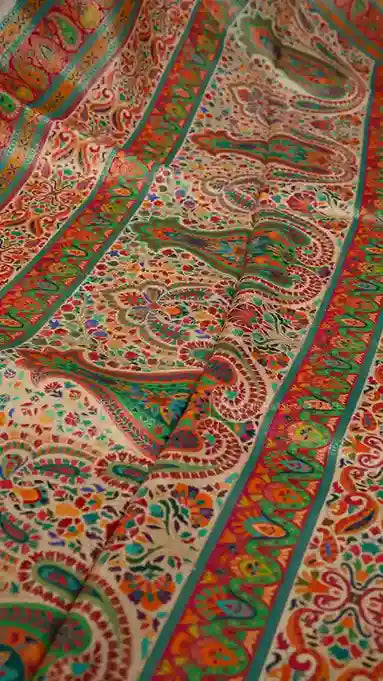 Russian Dola With Mango Motif Weaving Concept
