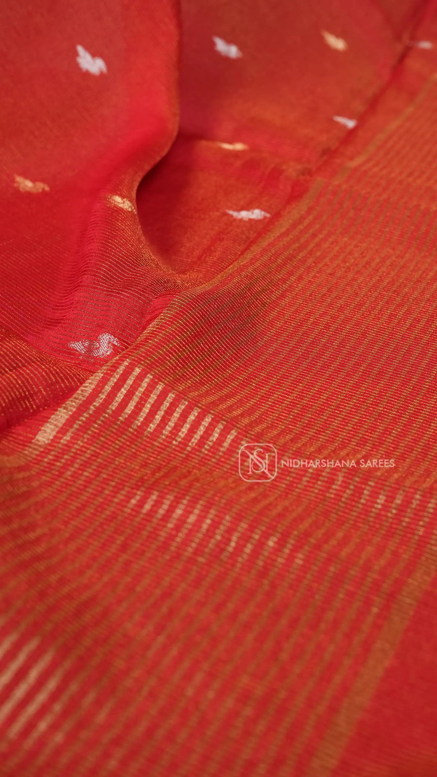 Semi Viscose Silk With Zari Lines And Zari Butta Concept