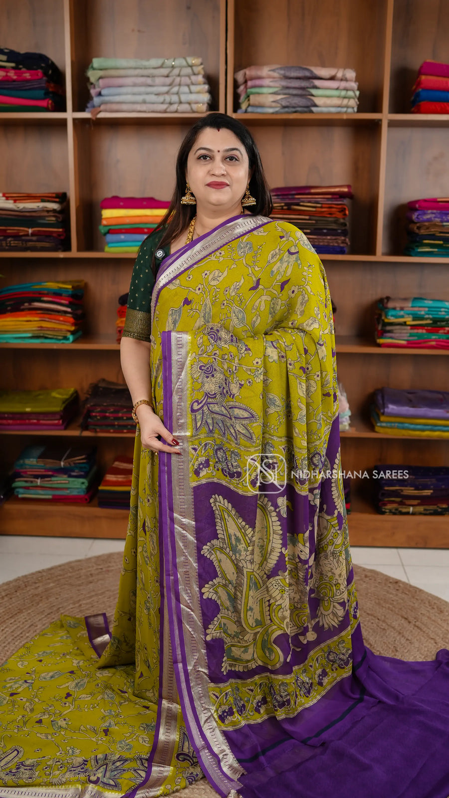 Muslin Georgette With Floral Digital Print