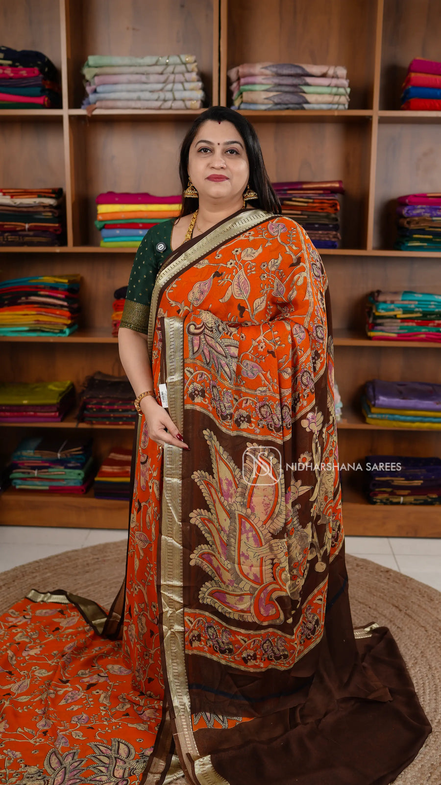 Muslin Georgette With Floral Digital Print