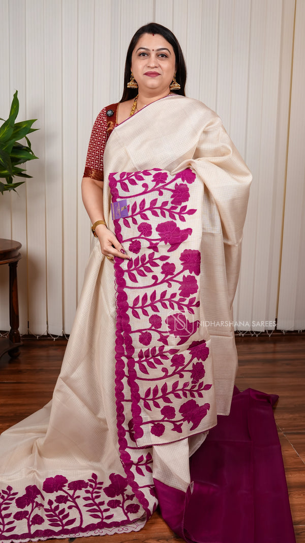 Kota Cotton With Applique Work Concept