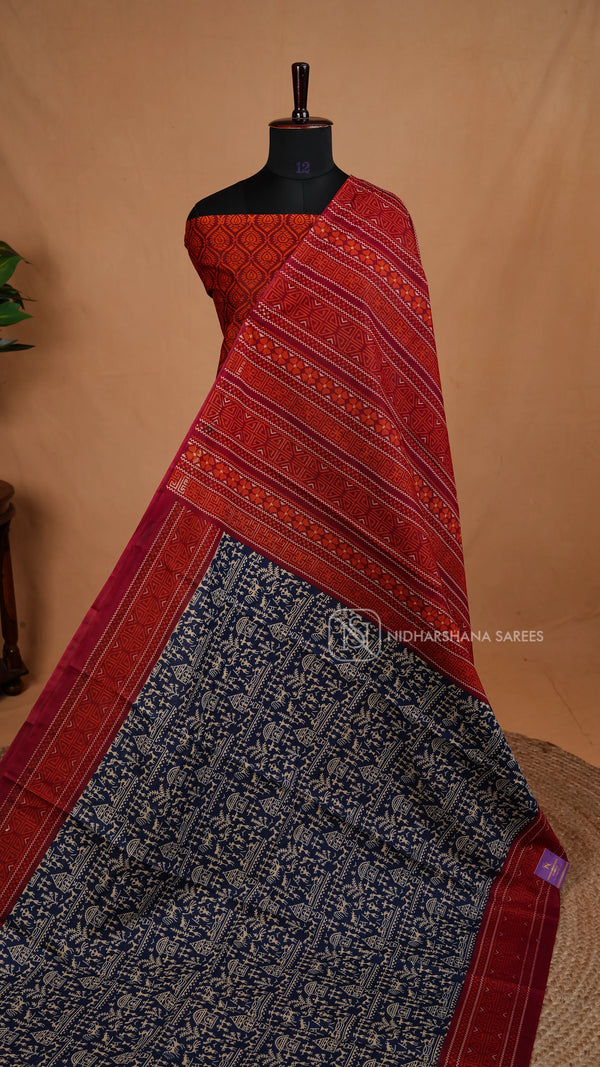 Jaipur Cotton With Warli Print