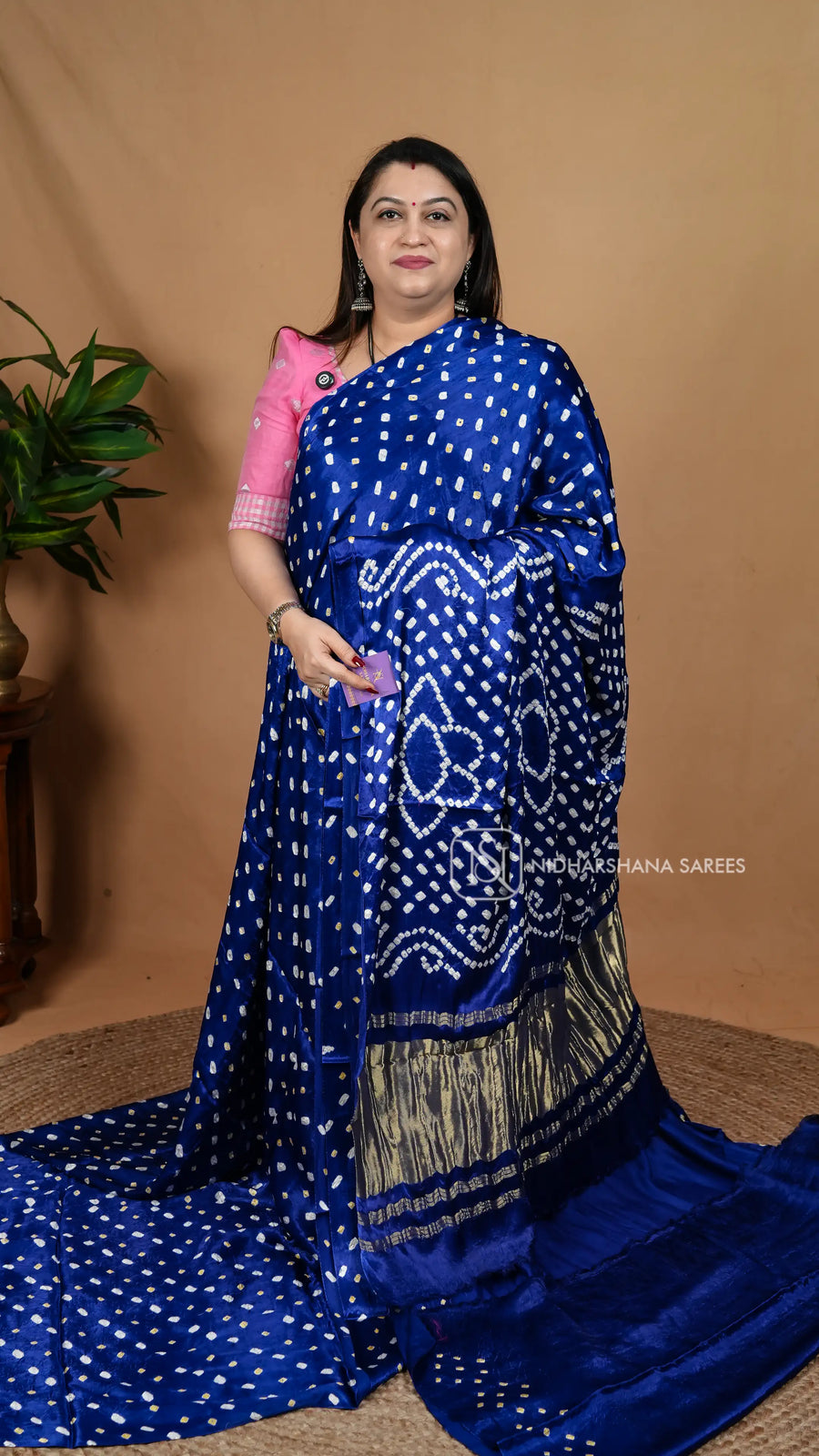 Semi Modal Silk With Bhandini Print Concept