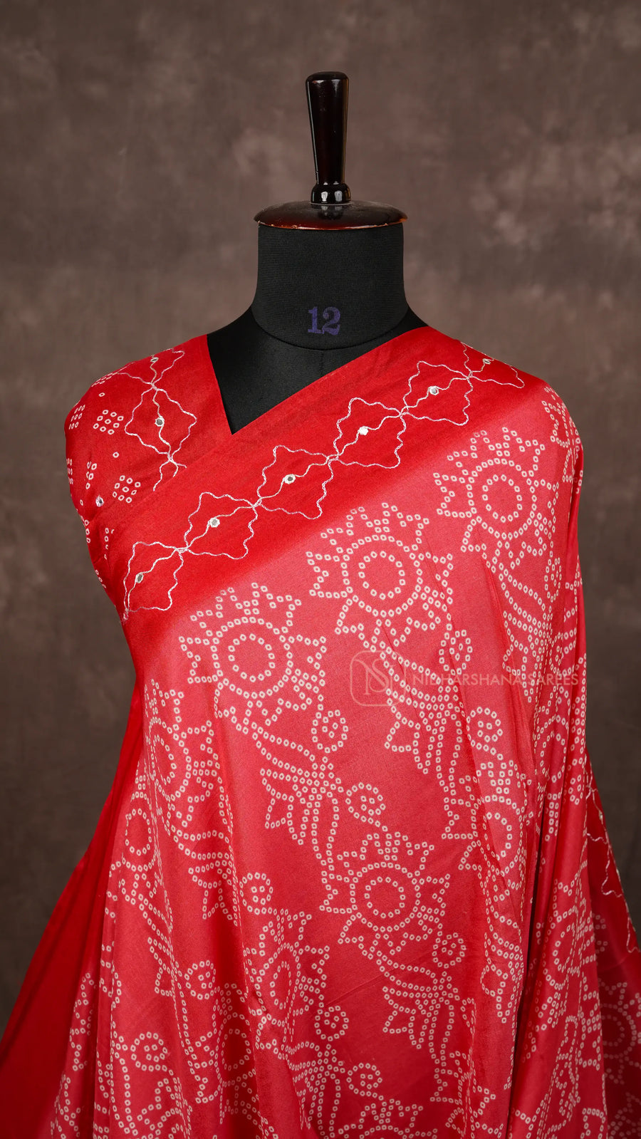 Matka Tussar Silk With Pichwai Print Concept