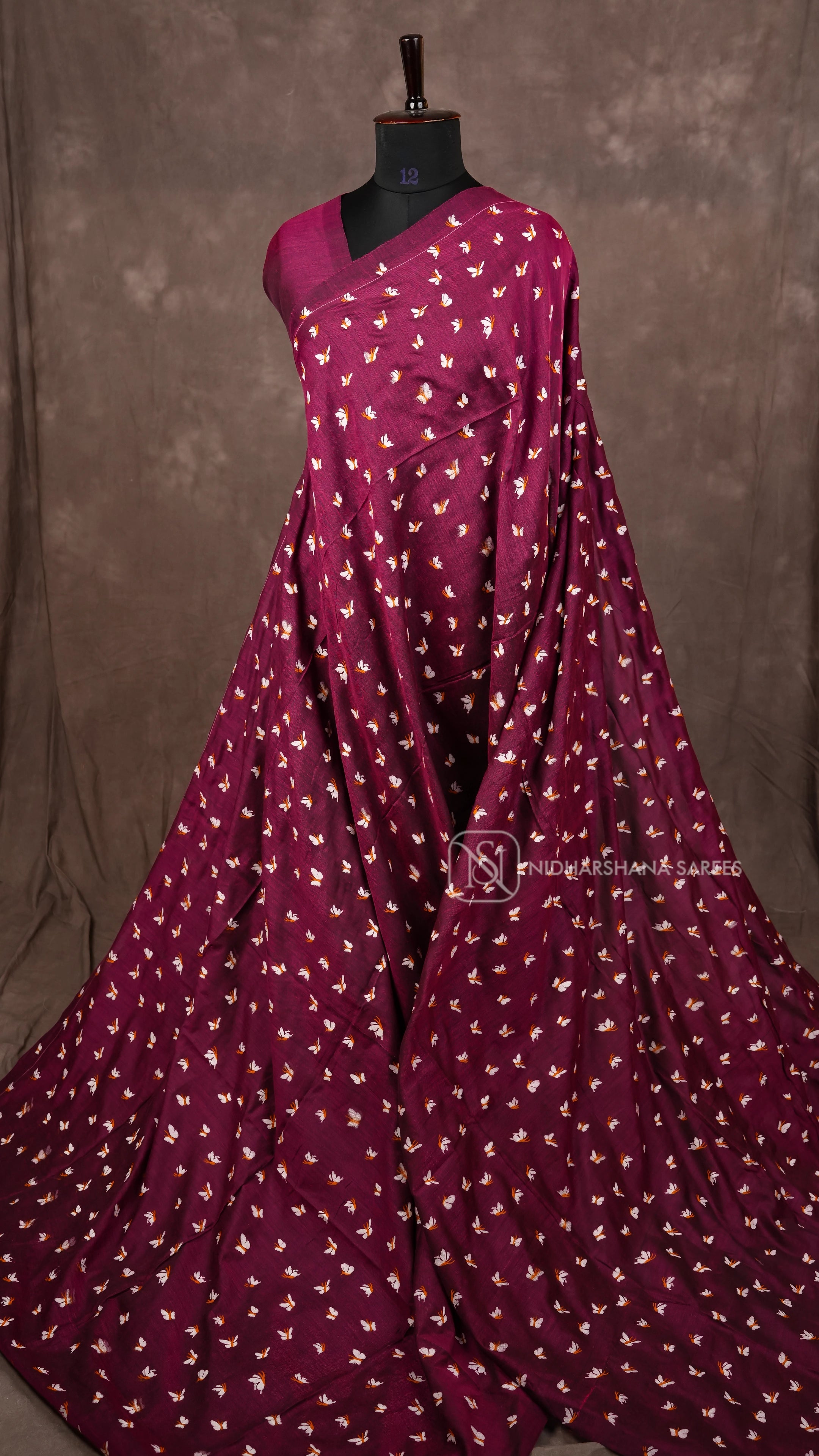 Bengal Cotton With Butterfly Printed Concept