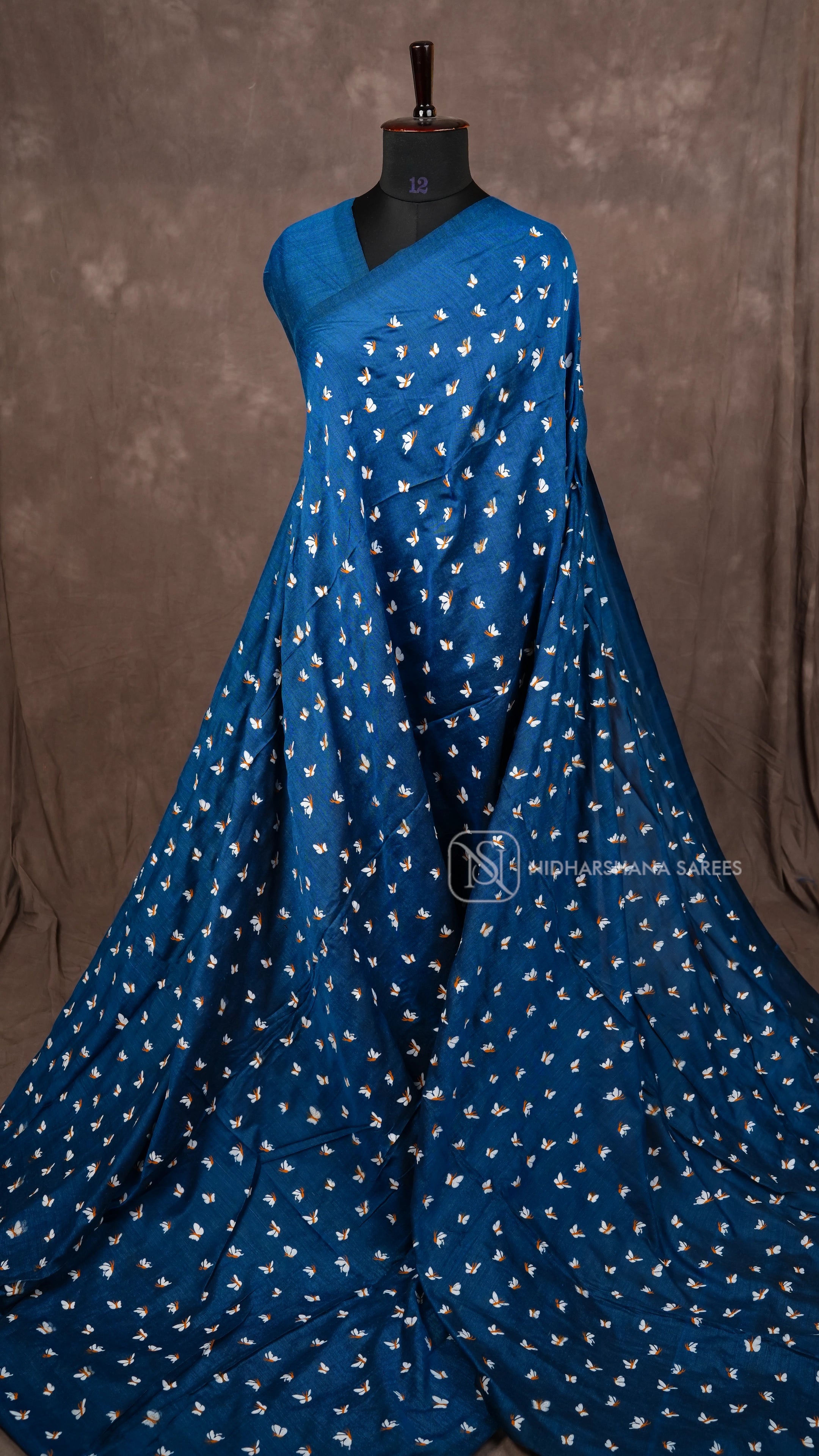 Bengal Cotton With Butterfly Printed Concept