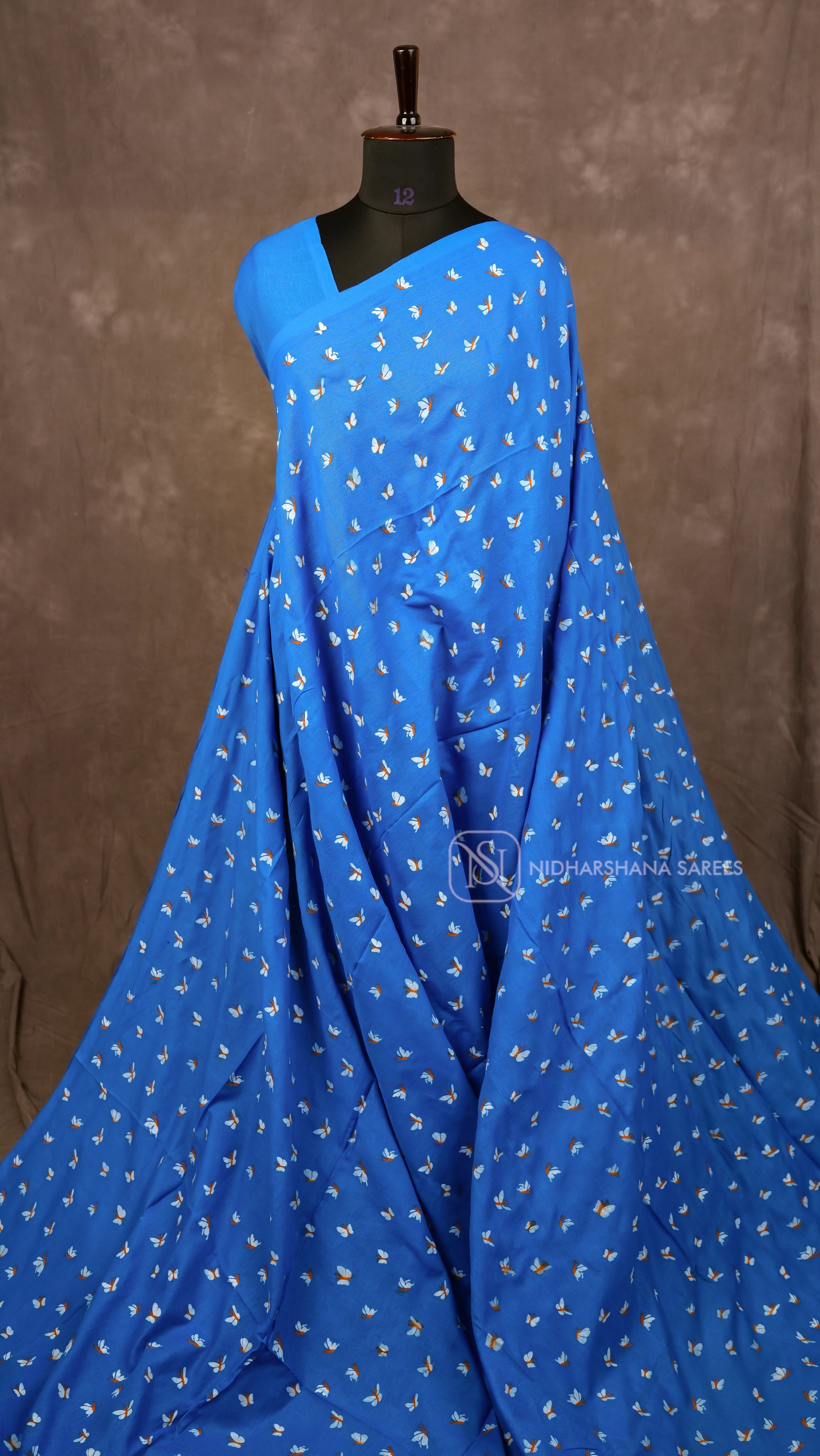 Bengal Cotton With Butterfly Printed Concept