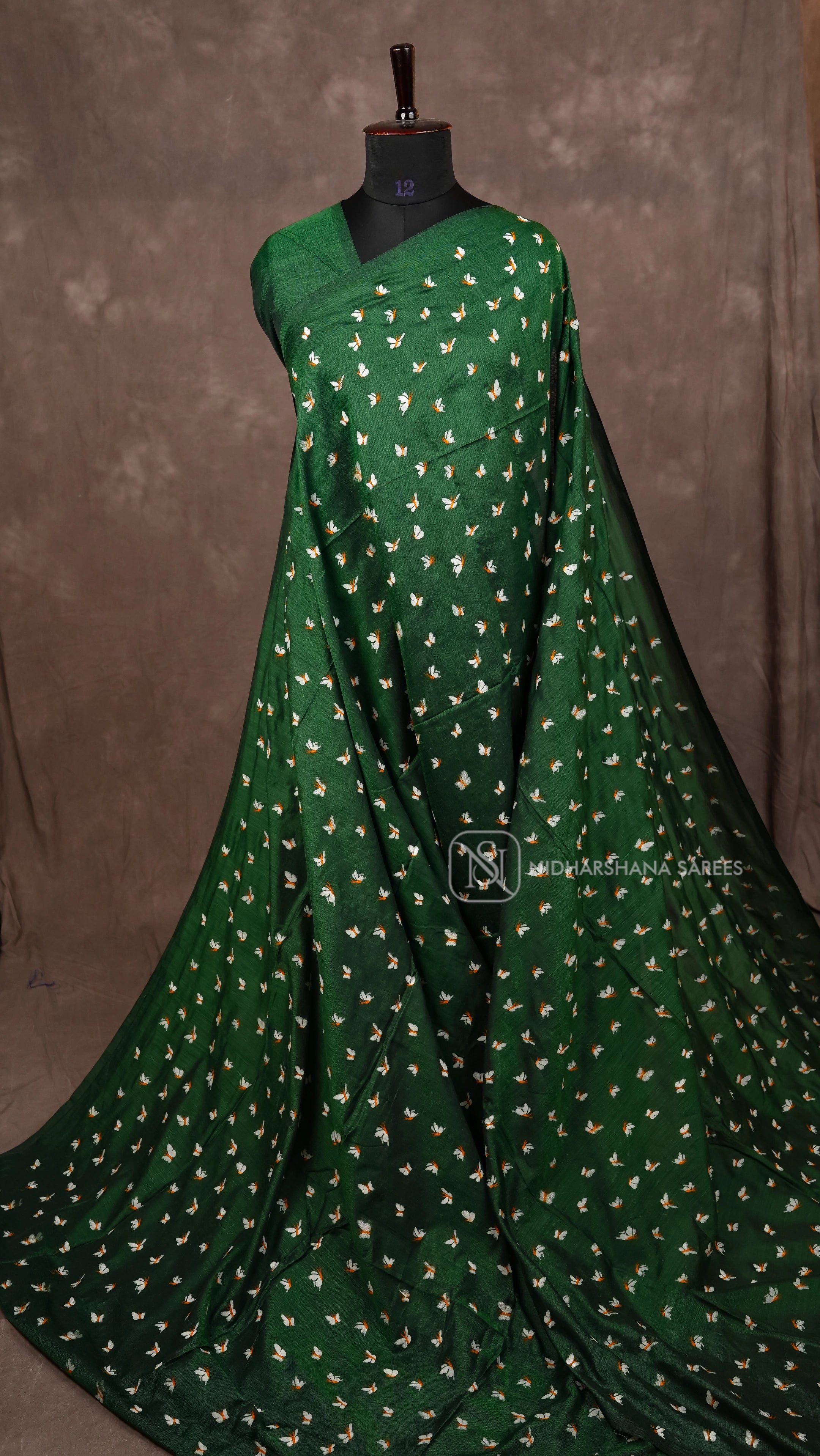 Bengal Cotton With Butterfly Printed Concept