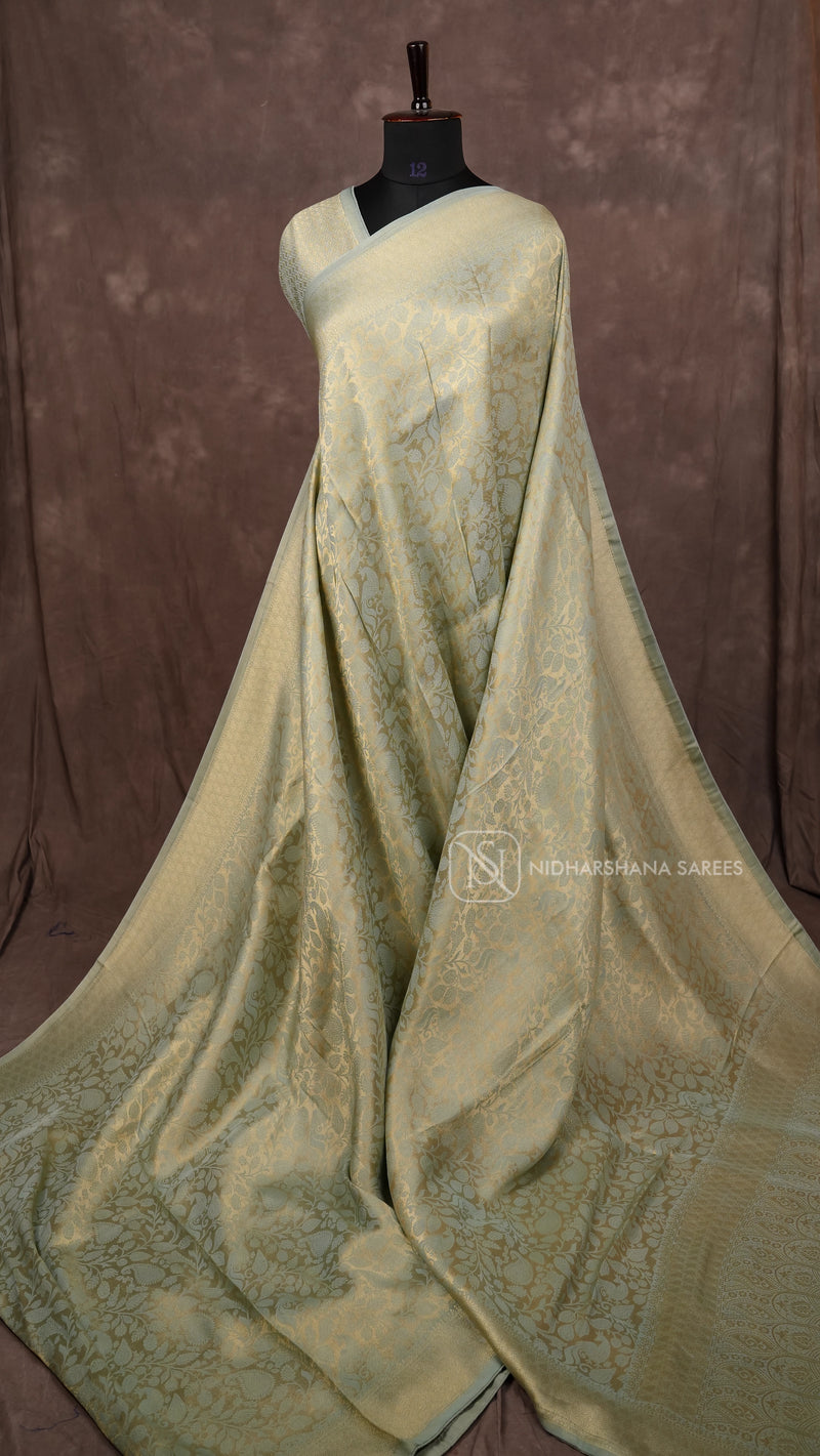 Semi Banarasi Brocade Silk