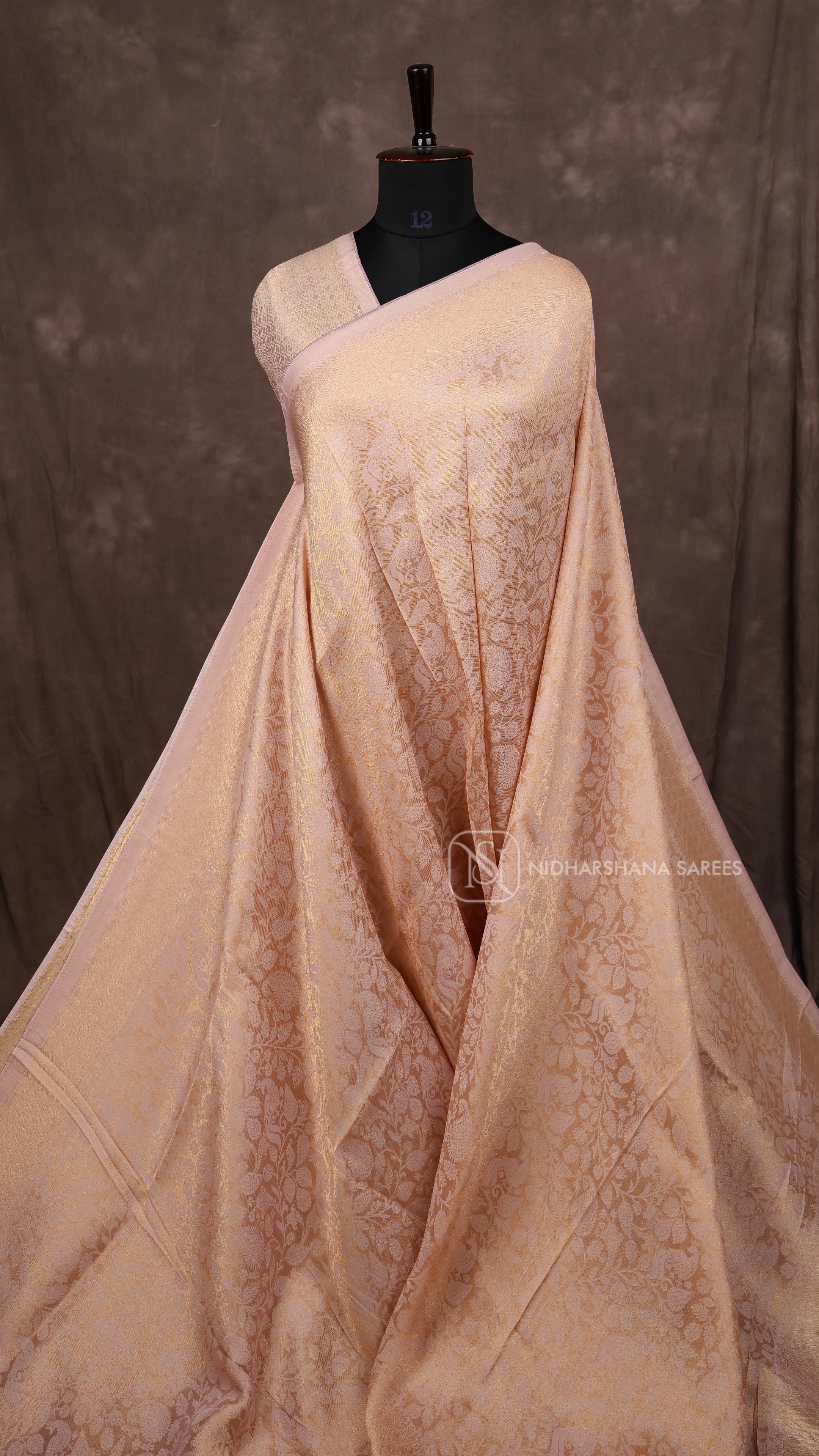 Semi Banarasi Brocade Silk