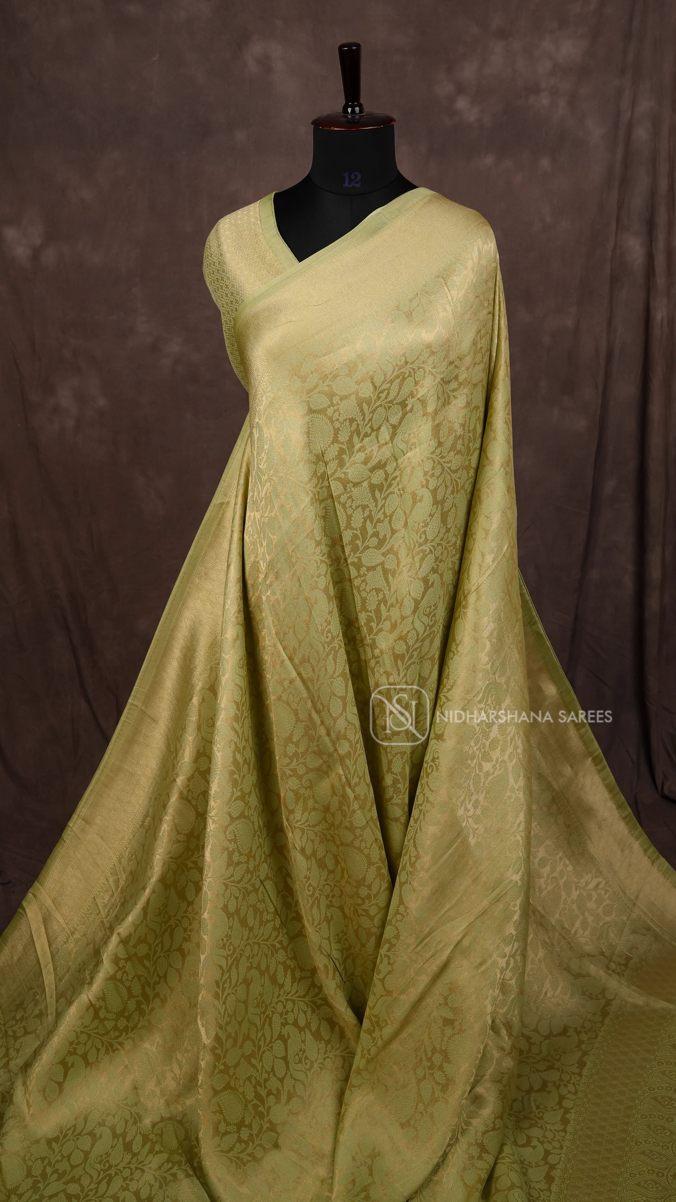 Semi Banarasi Brocade Silk