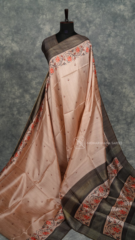 Semi Tussar Silk