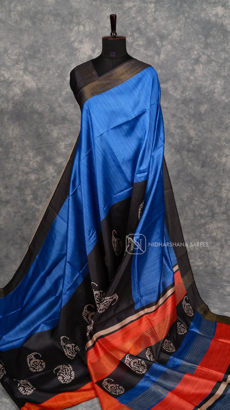 Semi Tussar Silk