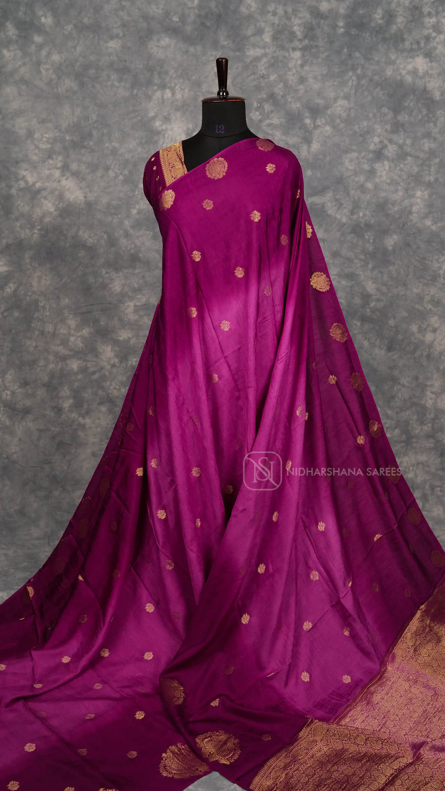 Premium Tussar With Zari Butta Concept