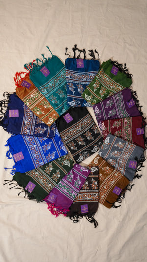 Bengal Cotton With Leaf Printed Body And Floral Printed Pallu Concept
