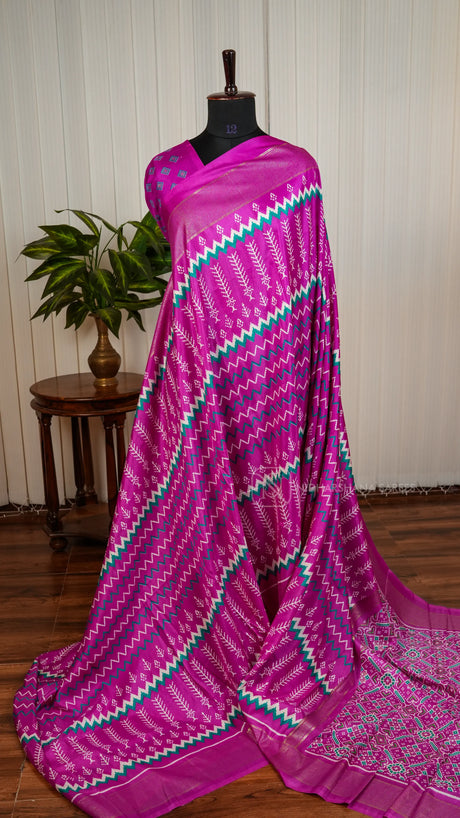 Semi Dola With Digital Print Concept
