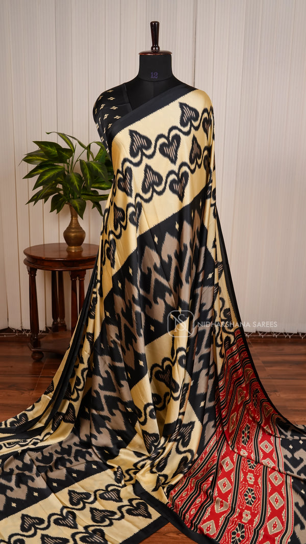 Semi Satin With Digital Print Concept