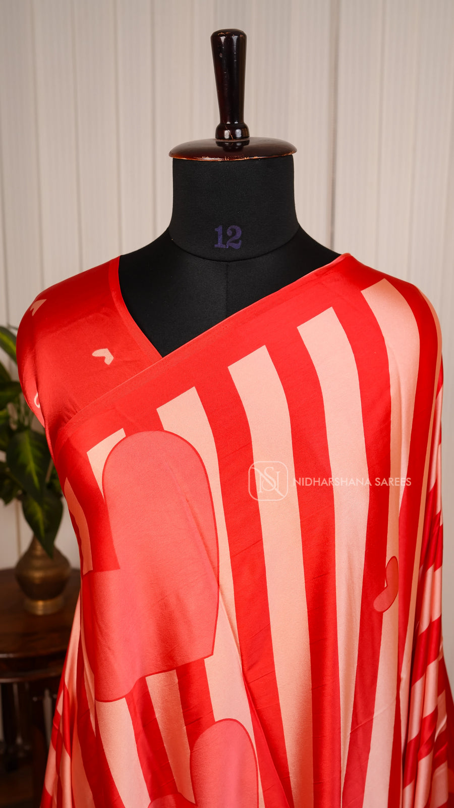 Semi Satin With Digital Print Concept