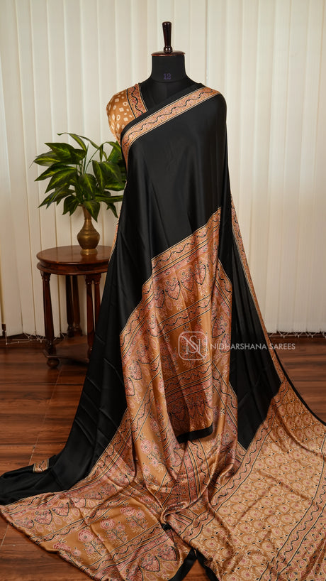 Semi Satin With Digital Print Concept