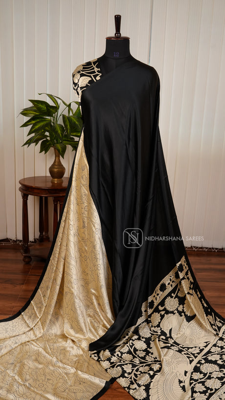 Semi Satin With Digital Print Concept