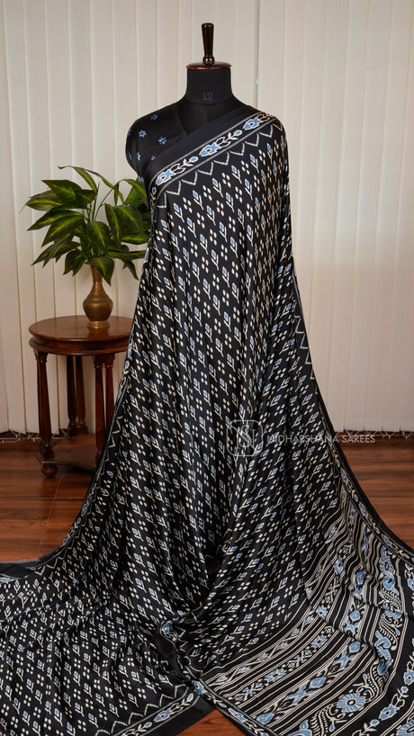 Semi Satin With Digital Print Concept