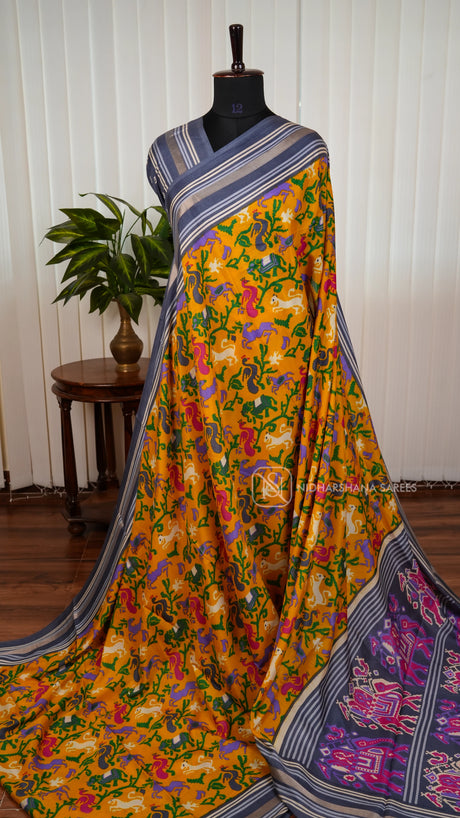 Semi Dola With Digital Print