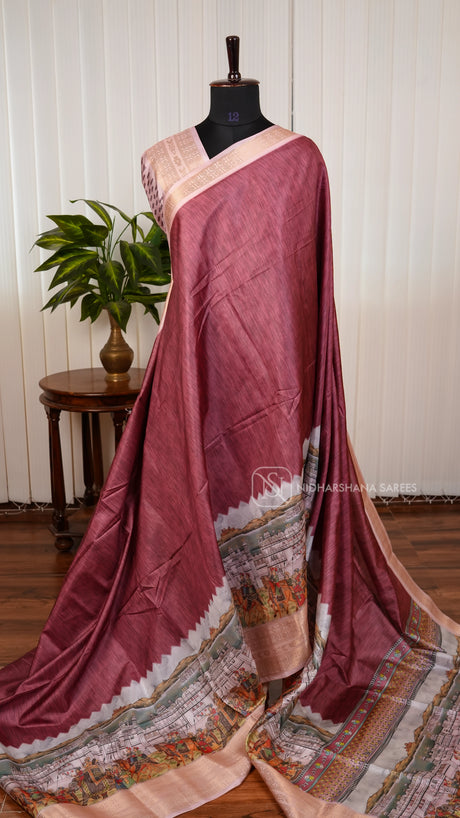 Semi Tussar Silk