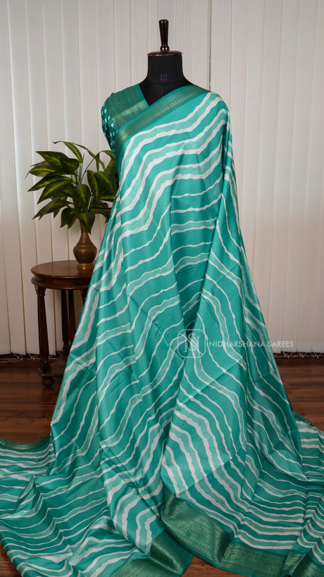Semi Dola With Lehariya Concept