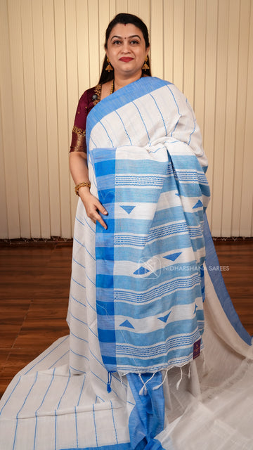 Bengal Cotton Saree With Contrast Border