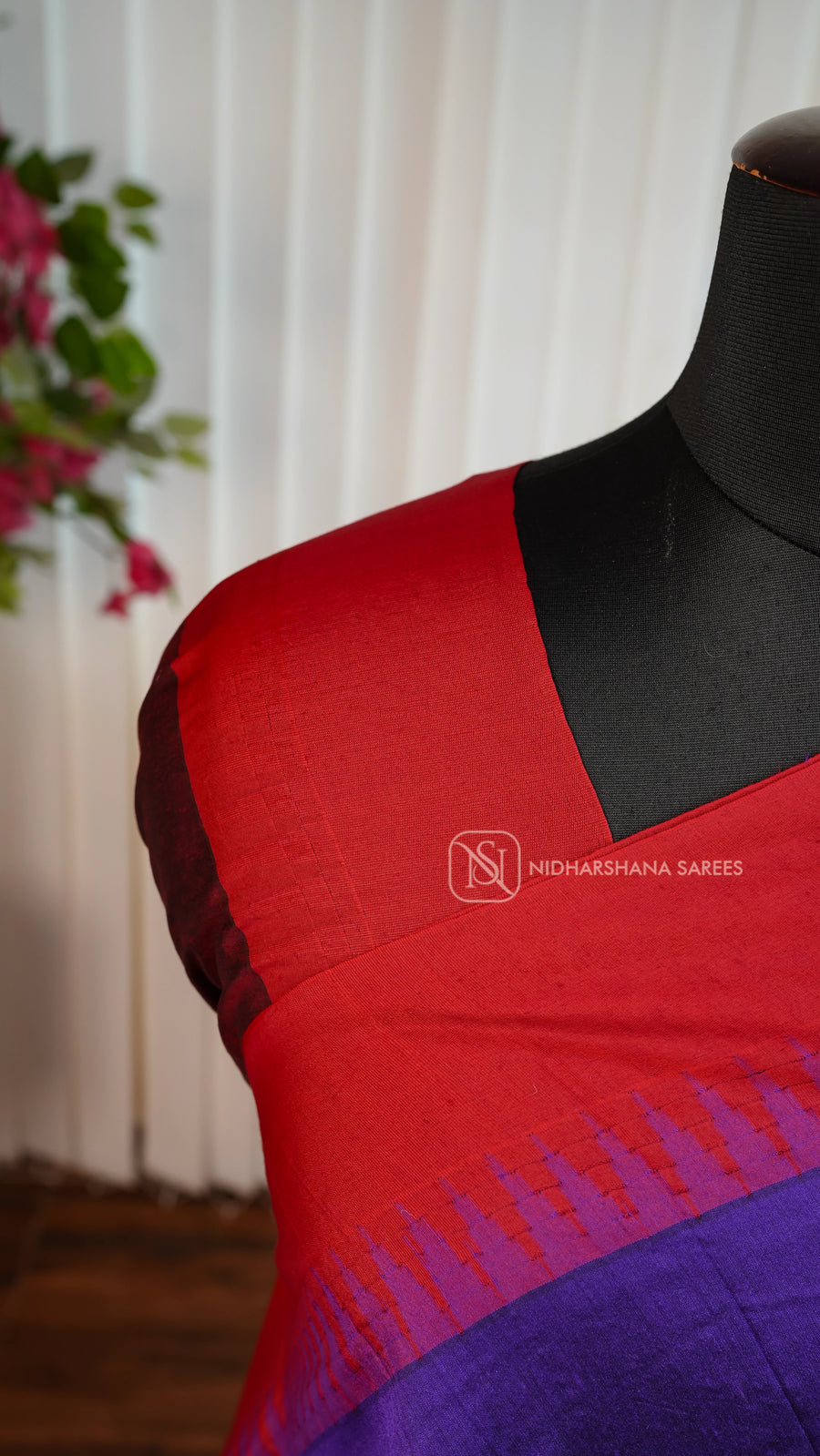 Kanchi Cotton With Contrast Border