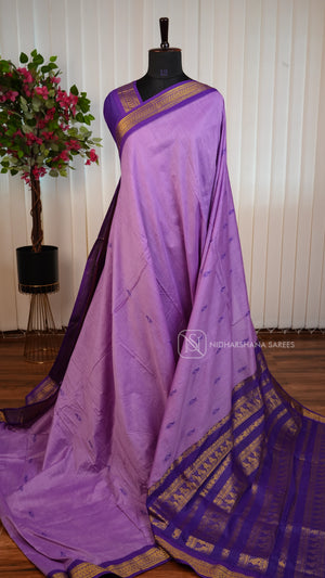 Kalyani Cotton With Zari Border