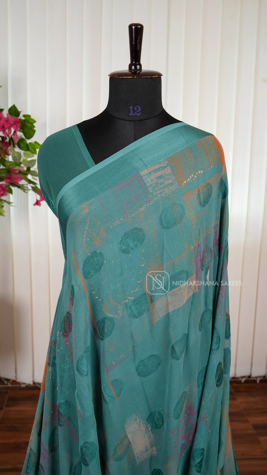Semi Georgette With Digital Print