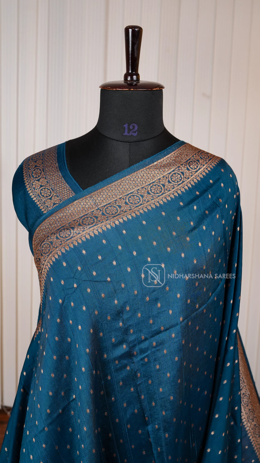 Premium Tussar With Matte Zari Concept