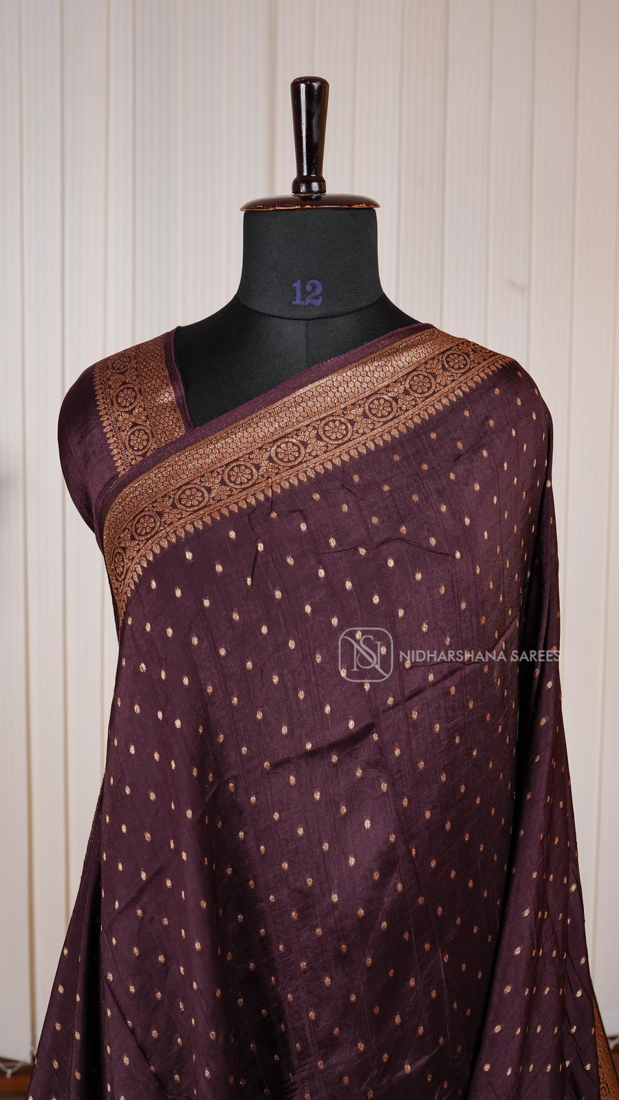 Premium Tussar With Matte Zari Concept