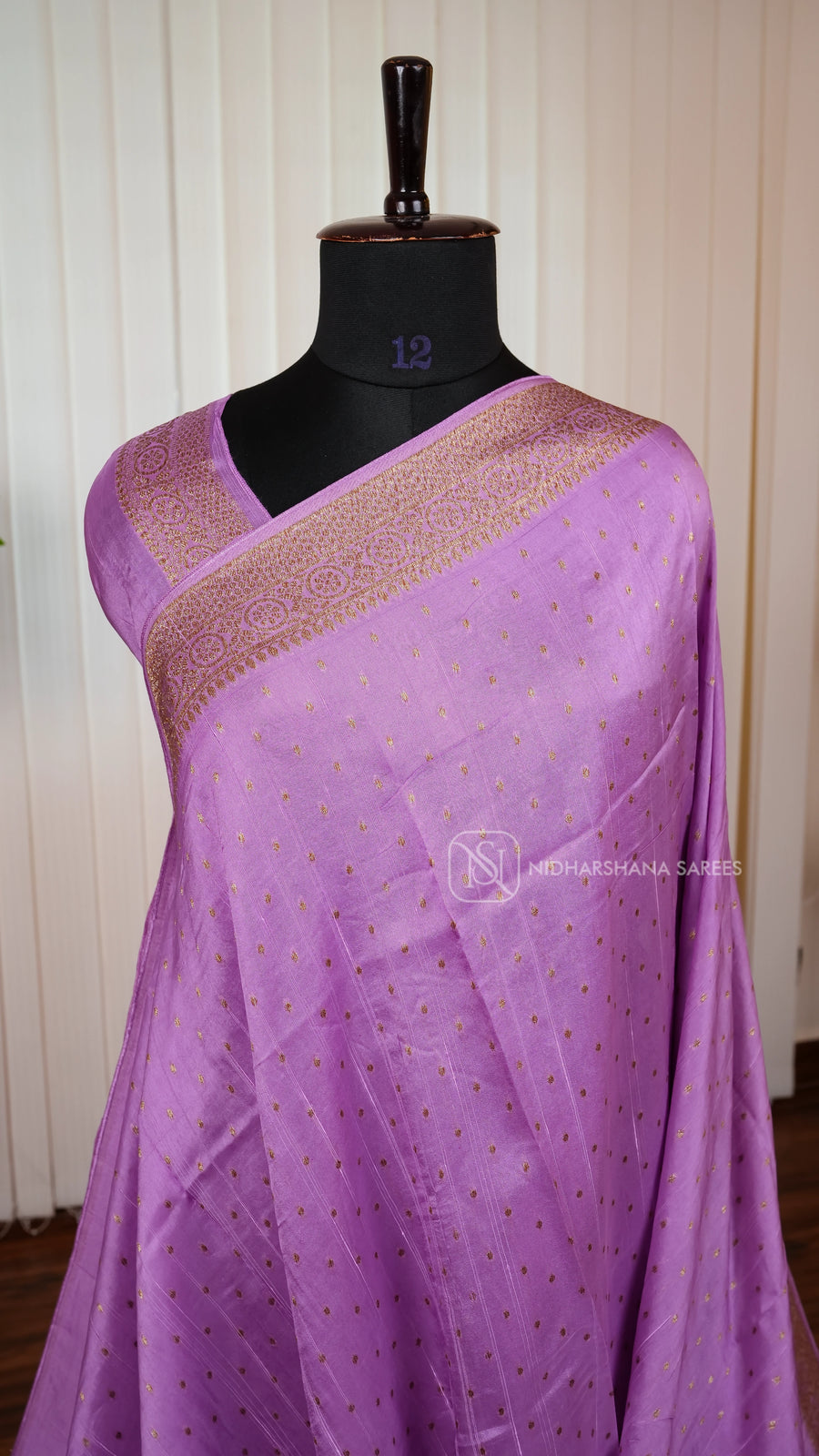 Premium Tussar With Matte Zari Concept