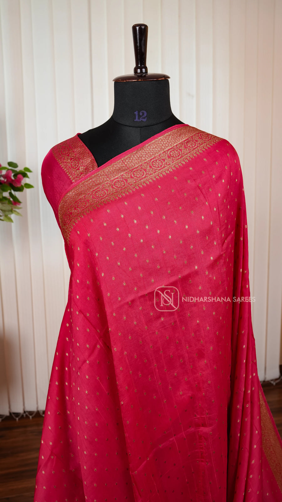 Premium Tussar With Matte Zari Concept
