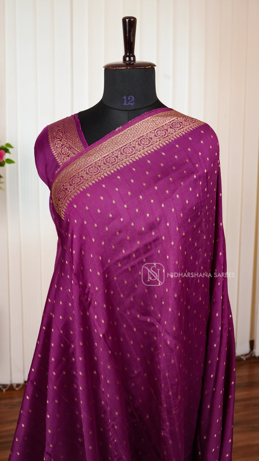 Premium Tussar With Matte Zari Concept