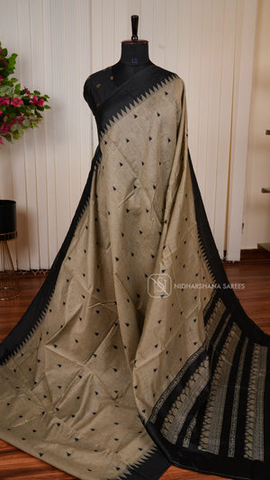 Mix Cotton With Temple Weaving Border
