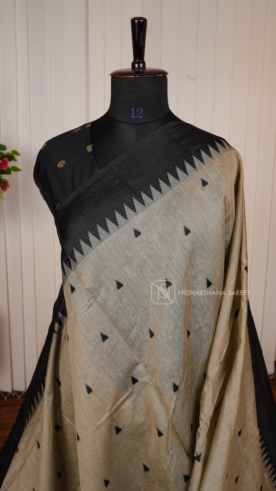 Mix Cotton With Temple Weaving Border