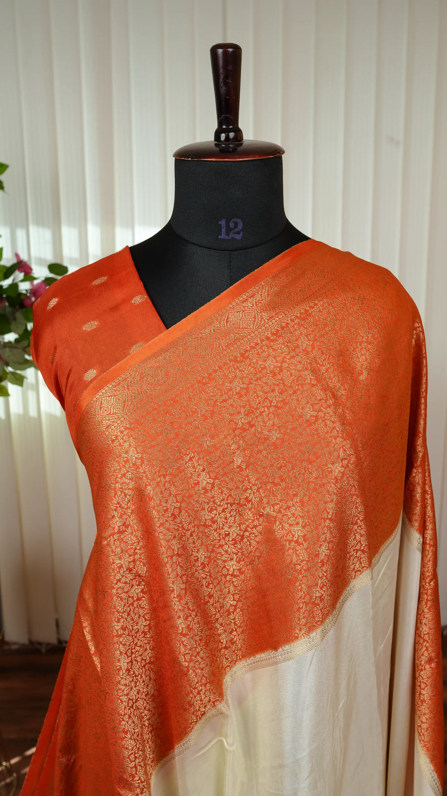 Semi Crepe With Brocade Concept