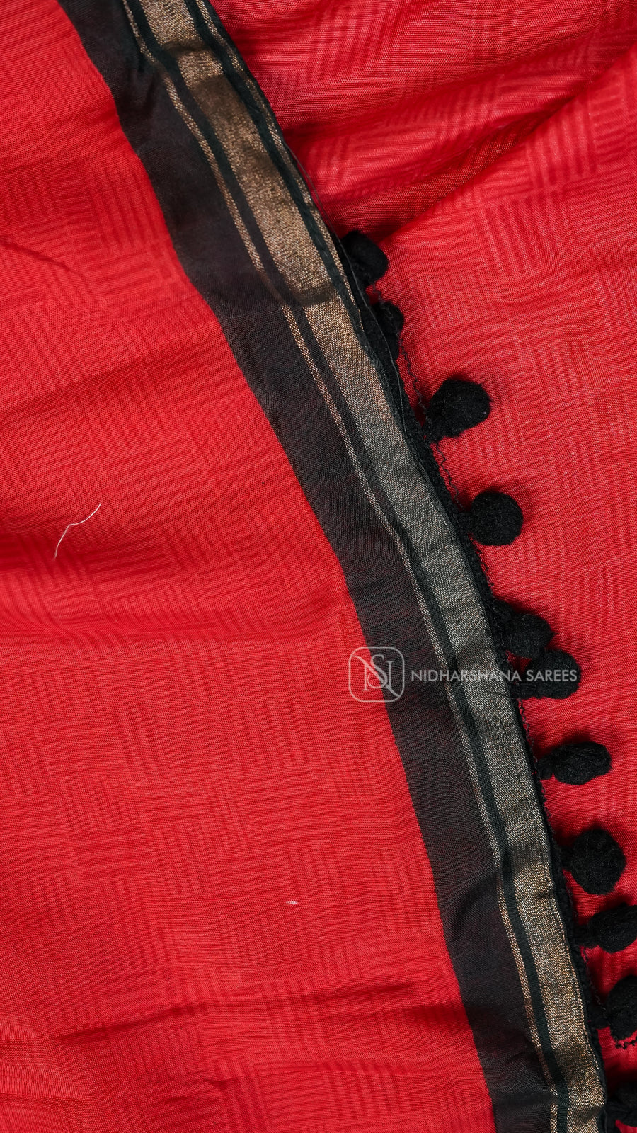 Light Weight Mix Cotton Saree With Polka Butta Concept