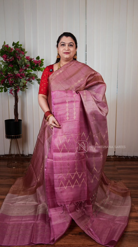 Pure Kanchipuram Silk Saree With Tissue Concept