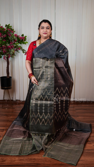 Pure Kanchipuram Silk Saree With Tissue Concept