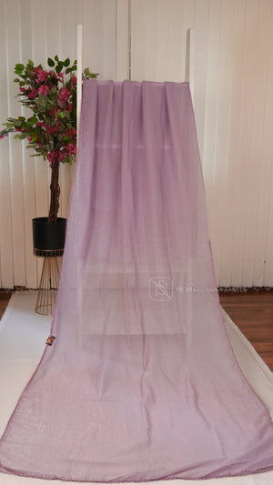 Crush Chiffon Saree With Swaroski Stone Concept And Embroidery Blouse