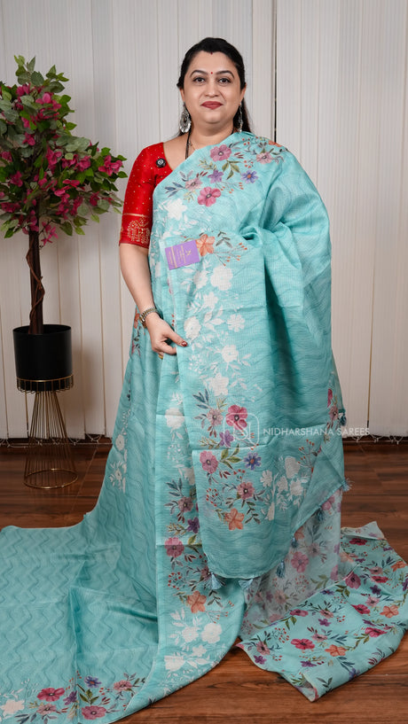 Lightweight Kota Cotton Saree With Traditional Weave