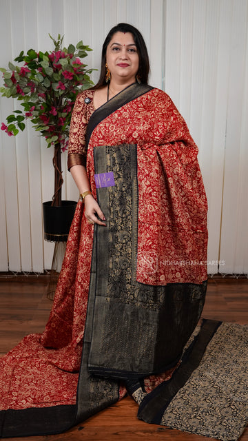 Pure Viscose Dola Saree With Traditional Floral Print Concept