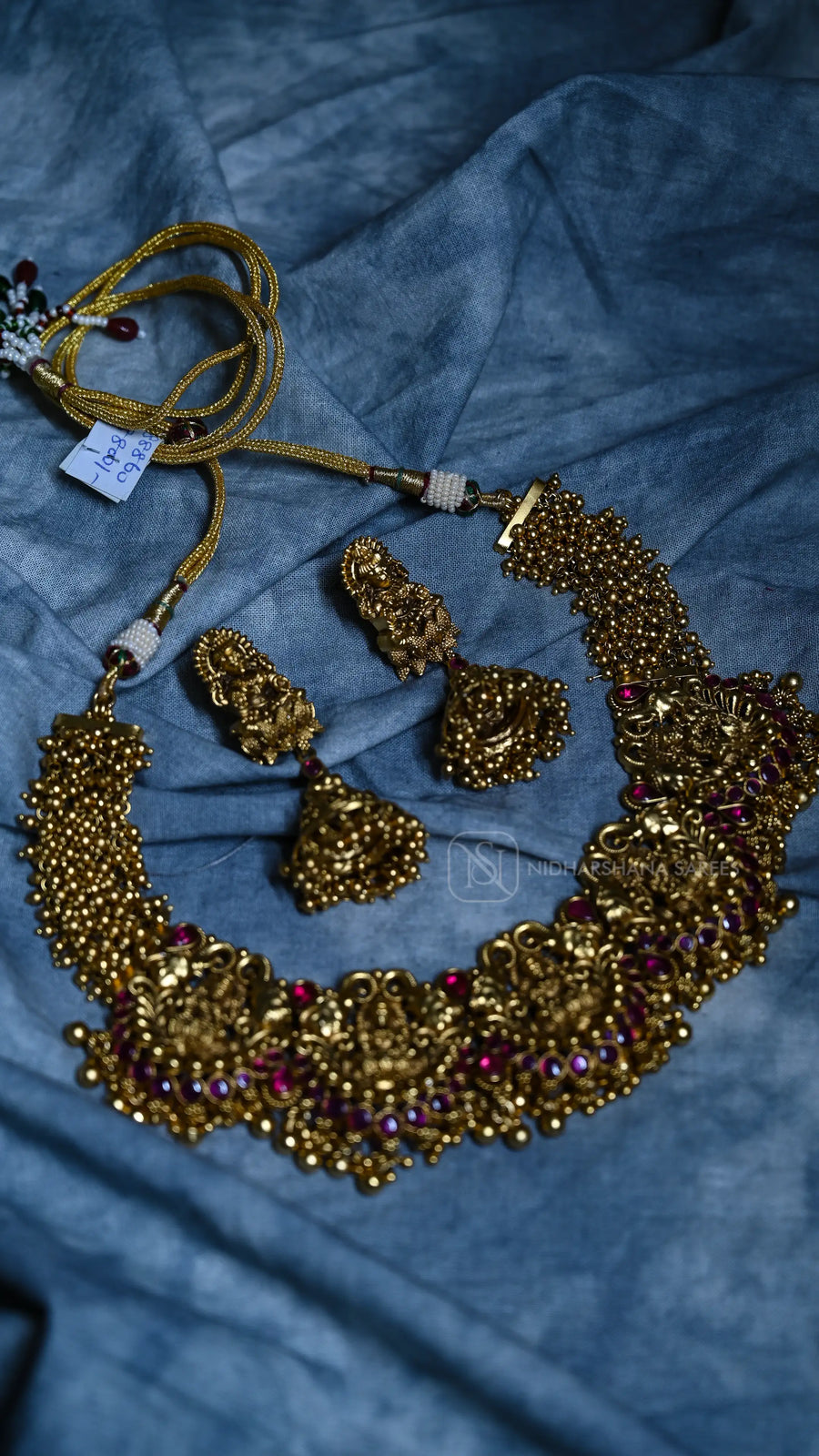 Traditional Temple Jewellery Necklace Set