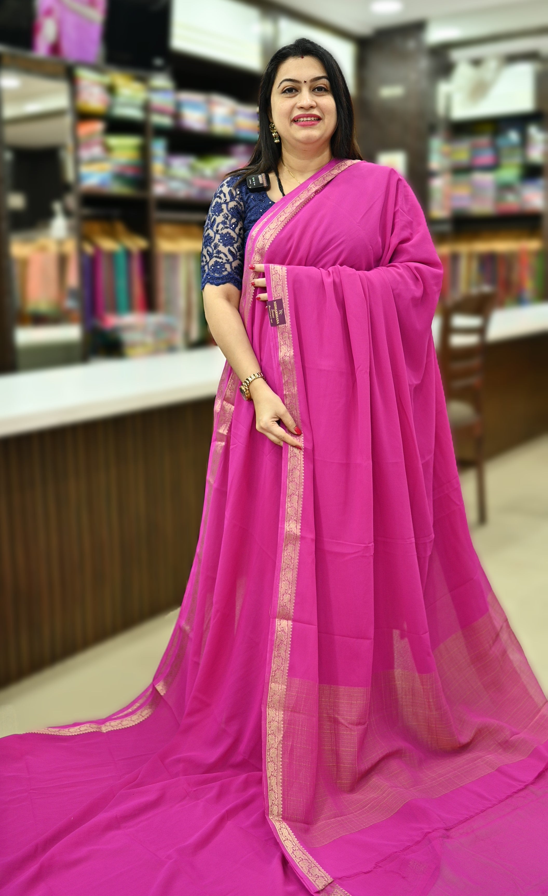 Buy Georgette saree for parties and events - Kankatala | Kankatala